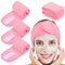Whaline 4 PCS Spa Headband, Makeup Hair Band, Stretch Terry Cloth for Sport Yoga Shower (Pink)