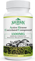 Active Hexose Correlated Compound 1500 mg Supplement - Natural 8 Mushroom Extract for Immune System & Liver Function,