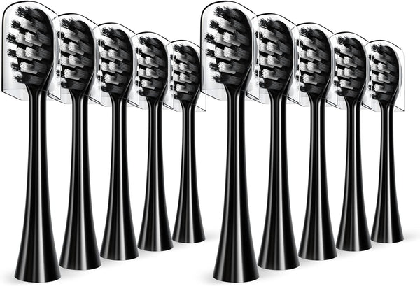 Mullburry Replacement Toothbrush Heads Compatible with Gleem Electric Toothbrush, W Shape Design Planted