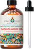 EVOKE OCCU Sandalwood Essential Oil 4 Fl Oz - Pure Sandalwood Oil for Diffuser, Candle, Soap Making