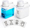 Laundry Detergent Dispenser 2 Pack, 37 oz with 4 Removable Labels, BPA Free & PET Plastic Clear