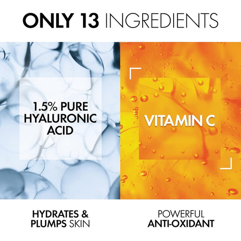 Vichy LiftActiv H.A. Wrinkle Corrector Hyaluronic Acid Serum for Face, 1.5% Hyaluronic Acid + Vitamin C, Anti Aging