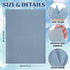 Whaline 100 Sheets Dusty Blue Tissue Paper Pastel Blue Gift Wrapping Paper Bulk Solid Color DIY Art Craft Tissue Paper for Packaging Wedding Birthday Baby Shower Bouquet, 13.7 x 19.6 Inch by Whaline