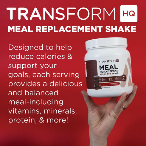TransformHQ Meal Replacement Shake Powder (Chocolate Peanut Butter) - 7 Servings, Gluten Free, Non-GMO