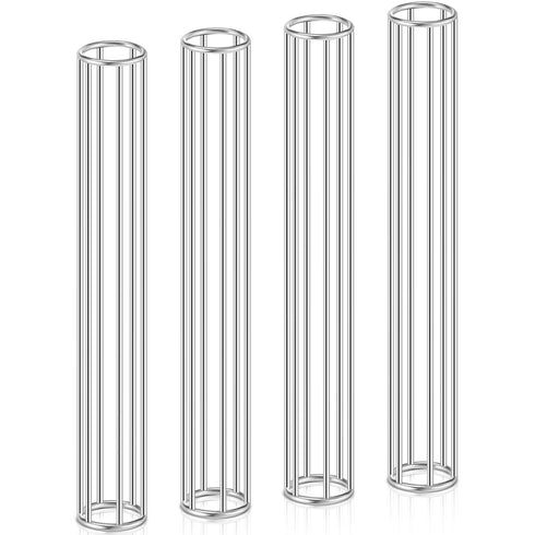 Zonon 4 Pcs Metal Cage Applicator, Tubular Gauze Bandage Applicator Tube for Fingers (1.18 x 7.5 Inch)