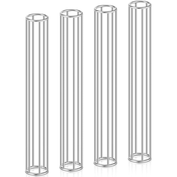 Zonon 4 Pcs Metal Cage Applicator, Tubular Gauze Bandage Applicator Tube for Fingers (1.18 x 7.5 Inch)
