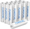 POWEROWL AAA Rechargeable Batteries, High Capacity, Low Self Discharge HR03, 1000mAh 1.2V, 16 Pack