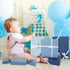 Whaline 90 Sheets Dusty Blue Tissue Paper, Assorted Gradient Blue Mix Gift Wrapping Paper for Wedding, Birthday, Baby