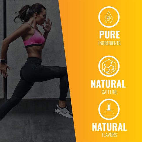 OptiForce Pre-Workout Tropical Blast Supplement Powder, Clean Energy & Natural Caffeine (30 Servings)