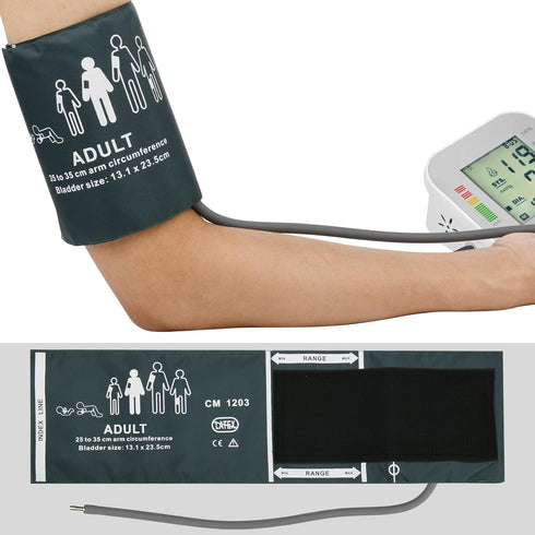 Cosmos Blood Pressure Monitor Replacement Cuff - Metal Air Hose Connector for 25-35 cm Upper Arm Circumference