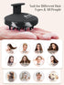 HEETA Scalp Massager Hair Growth Scrubber, Soft Bristles, Silicone Design, Exfoliator for Dandruff & Relaxation, Black