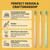 Qianyu 6 3-Layer Pcs Gentle Manual Travel Toothbrushes, Extra Soft Toothbrush Adult Wide Head Soft Hair Toothbrush