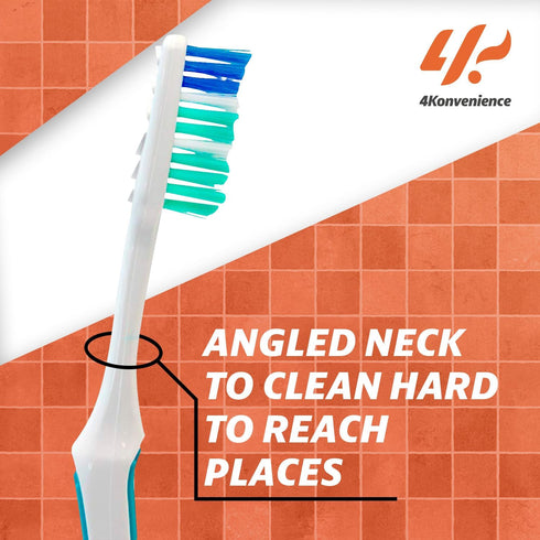 Reach Advanced Design Adult Toothbrush with Soft Bristles, 3 Pack of 7 Count Each, Total 21 Count