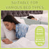 ROYALAY Adjustable Bed Divider for Co Sleeping Adults, Bed Rails with Adjustable Strap, Back Pillow for Sleeping, Foam