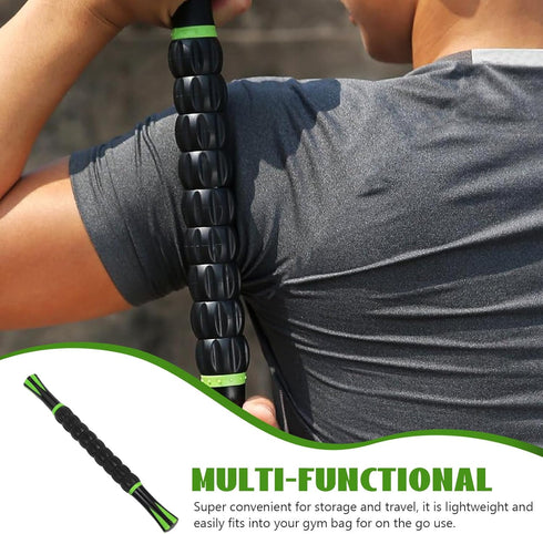 Veemoon Muscle Roller Stick Handheld Massage Stick for Deep Tissue Myofascial Release, Trigger Point Massager for Legs