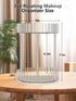 WNYT 2 Tiers Rotating Makeup Organizer, 360° Acrylic Storage for Vanity Countertop, Dresser Bathroom Organizers