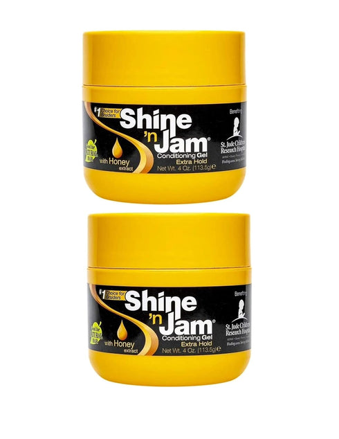 Shine N Jam Conditioning Gel Extra Hold 4 Ounce (2 Pack)