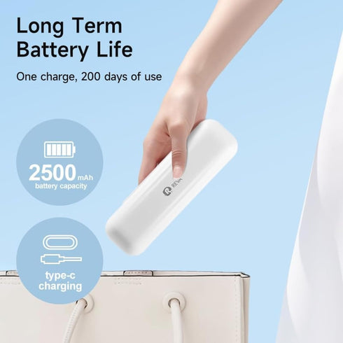 V3 5 200-Day 4 IPX7 Reva Sonic Electric Toothbrush for Adults, Dual Display, Modes, Battery, Brush Heads, Waterproof