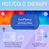 LotFancy Face Ice Pack Wrap with 4 Reusable Hot Cold Therapy Gel Packs for TMJ, Wisdom Teeth, and Facial Surgery Pain
