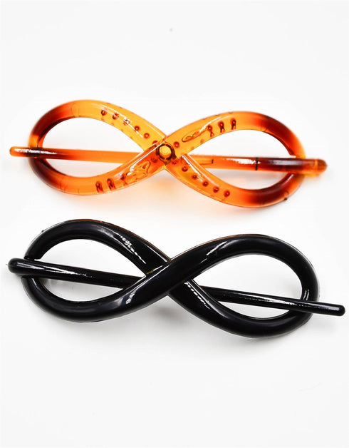 Small Size 4.7" No Slip Effortless Twist Hair Clips for Women, Pack of 6