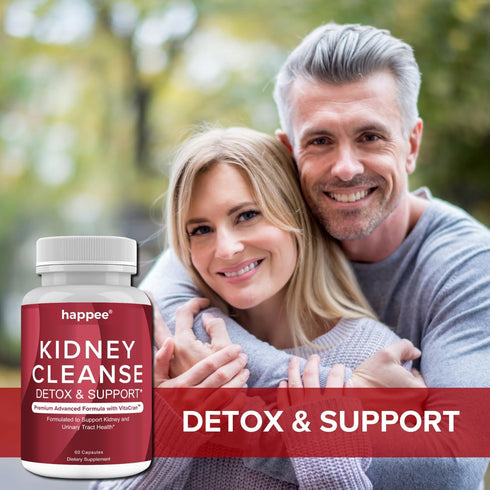 Kidney Cleanse Detox & Repair - Natural Support Supplement with Cranberry Extract & 20+ Herbs for Kidney Health