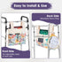 15"x11.5" TOGETRUE Walker Bag, Handy Walker Basket with Water Cup Holder, Walker Accessories Storage Bag for Folding