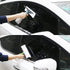 3 in 1 Window Cleaner Squeegee: Microfiber Washer, Glass Cleaning Tool with Spray Bottle for Home and Car Windows.
