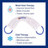 Bed Buddy Neck Heating Pad, Microwave Heating Pad, Heated Wrap for Sore Muscles, Cramps, Neck Warmer