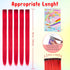 Kyerivs 24PCS Colored Clip in Hair Extensions for Girls - 20Inch Rainbow Straight Synthetic Hairpieces