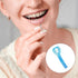 Floss Threaders, 100 Pcs Dental Floss for Braces, Nylon Loop Design for Deep Clean Dental Care Tools