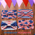 Olbye 4th of July Headbands - USA Patriotic Hair Accessories, American Flag Wide Knotted Turban Headband