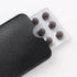 Sleek Black Birth Control Pill Case Holder - Slim Wallet Design