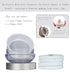 Powder Puff Reusable Empty Makeup Container with Elasticated Net Sifter for Setting Powder and Daily Use