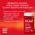 HUM Pro ACV Gummies - 100% Organic Apple Cider Vinegar with The Mother, Probiotics & B12 for Digestive Health