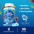 Gummies w/Omega-3, Migcopat Multivitamin for Men, Mens Multivitamins Probiotics, Inositol, Folate, Biotin, Zinc
