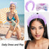 VELSCRUN 6 Pack Spa Headband Set, Multicolour Purple Makeup Headband for Washing Face and Skincare