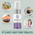 Mist N’ Go by Omaze Travel Bathroom Spray, 1oz x3 - Toilet Odor Eliminator, Lavender Travel Size