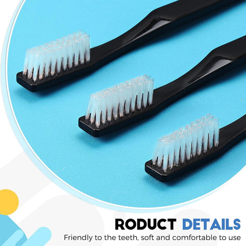 CHENGU 200 Pack Individually Wrapped Disposable Toothbrush, Bulk Single Use Soft Bristle Adult Toothbrush for Hotels