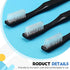 CHENGU 200 Pack Individually Wrapped Disposable Toothbrush, Bulk Single Use Soft Bristle Adult Toothbrush for Hotels