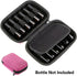 Hipiwe Hard Shell Essential Oil Carrying Case Holds 12 Bottles (Travel Size Organizer, Pink)