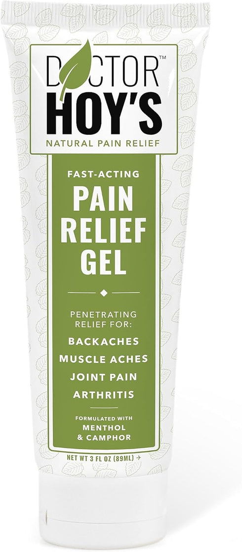 DOCTOR HOY'S Natural Pain Relief Gel, Topical Arnica Gel for Arthritis, Joint Pain, and Muscle Strains, Safe and