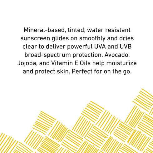MyCHELLE Sun Shield Stick SPF 50 Tinted, Mineral Reef Safe Sunscreen for Face