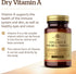 Solgar Dry Vitamin A 1500 mcg (5000 IU), 100 Tablets, Non-GMO, Vegan for Healthy Eyes, Skin & Immune System