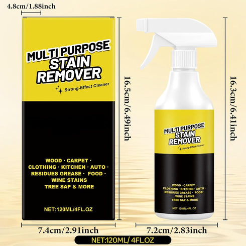 Quboora 2PCS Multi-Purpose Stain Remover, All Purpose & Stain Remover For Kitchen, Bathroom, Car. Its Effectively