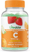 Lifeable Vitamin C - Natural Flavor Gummy Supplement, 90 Gummies (1050 mg) for Immune Support