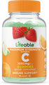 Lifeable Vitamin C - Natural Flavor Gummy Supplement, 90 Gummies (1050 mg) for Immune Support