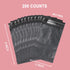 Sanitary Napkin Disposal Bags, 200pcs Grey Opaque Bags and 2pcs Pink Storage Bags for Feminine Personal Disposal