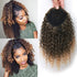 Short Afro Kinky Curly Ponytail Hair Piece - Synthetic Afro Kinky Curly Ponytail Extension for Women (Mix
