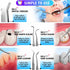 G.CATACC Dental Tools Hygiene Kit, Professional Stainless Steel Tooth Scraper Plaque Remover with Case